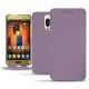 Huawei Mate 9 Pro leather case - Lilas PU