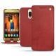 Huawei Mate 9 Pro leather case - Cerise vintage ( Pantone 185C ) 