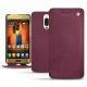 Housse cuir Huawei Mate 9 Pro - Prune vintage ( Pantone 512C ) 