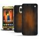 Huawei Mate 9 Pro leather case - Marron Patine