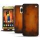 Huawei Mate 9 Pro leather case - Fauve Patine