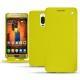 Lederschutzhülle Huawei Mate 9 Pro - Jaune fluo