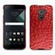 レザーケース Blackberry DTEK60 - Autruche ciliegia