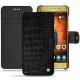 Funda de piel Huawei Mate 9 Pro - Crocodile nero
