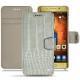 Housse cuir Huawei Mate 9 Pro - Crocodile milk