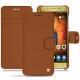 Custodia in pelle Huawei Mate 9 Pro - Marron ( Nappa - Pantone 1615C ) 