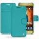 Custodia in pelle Huawei Mate 9 Pro - Bleu fluo