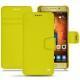 硬质真皮保护套 Huawei Mate 9 Pro - Jaune fluo