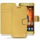 Custodia in pelle Huawei Mate 9 Pro - Or Maïa ( Bologna Hi Gloss Metallic - Pantone 871C ) 