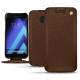 Samsung Galaxy A5 (2017) leather case - Châtaigne ( Pantone 476C ) 