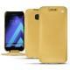 Custodia in pelle Samsung Galaxy A5 (2017) - Or Maïa ( Bologna Hi Gloss Metallic - Pantone 871C ) 