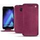 Samsung Galaxy A5 (2017) leather case - Serpent ciclamino