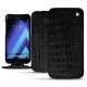 Housse cuir Samsung Galaxy A5 (2017) - Crocodile nero