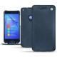 Huawei P8 Lite (2017) Lite leather case - Jean vintage ( Roughtcut - Pantone 285U  ) 