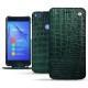 Housse cuir Huawei P8 Lite (2017) - Crocodile pino