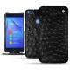 Huawei P8 Lite (2017) Lite leather case - Autruche nero