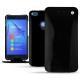 Capa em pele Huawei P8 Lite (2017)  - Onyx ( Bologna Hi Gloss - Black ) 