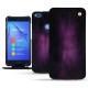 Huawei P8 Lite (2017) Lite leather case - Violet Patine