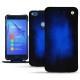 Huawei P8 Lite (2017) Lite leather case - Bleu Patine