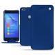 Housse cuir Huawei P8 Lite (2017) - Bleu océan ( Nappa - Pantone 293C ) 