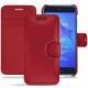 Custodia in pelle Huawei P8 Lite (2017) - Rouge PU