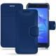 Huawei P8 Lite (2017) leather case - Bleu Océan PU