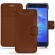 Funda de piel Huawei P8 Lite (2017) - Marron PU
