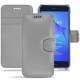 Huawei P8 Lite (2017) leather case - Gris PU