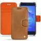 Huawei P8 Lite (2017) leather case - Mandarine vintage ( Pantone 165C ) 
