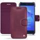 Funda de piel Huawei P8 Lite (2017) - Prune vintage ( Pantone 512C ) 