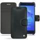 Housse cuir Huawei P8 Lite (2017) - Dark vintage ( Roughtcut - Black#5256 ) 
