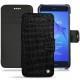 Funda de piel Huawei P8 Lite (2017) - Crocodile nero