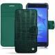 Housse cuir Huawei P8 Lite (2017) - Crocodile pino