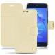 Housse cuir Huawei P8 Lite (2017) - Beige ( Nappa - Pantone 7502C ) 