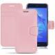 Housse cuir Huawei P8 Lite (2017) - Rose ( Nappa - Pantone 2365C ) 