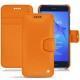 Housse cuir Huawei P8 Lite (2017) - Orange ( Nappa - Pantone 1495U ) 
