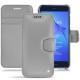 Housse cuir Huawei P8 Lite (2017) - Gris ( Nappa - Pantone W428C ) 