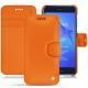 Housse cuir Huawei P8 Lite (2017) - Orange fluo