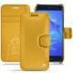 Huawei P8 Lite (2017) leather case - Jaune soulèu