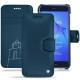Capa em pele Huawei P8 Lite (2017) - Blu mediterran