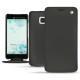 Custodia in pelle HTC U Ultra - Noir ( Nappa - Black ) 