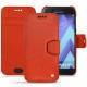 Housse cuir Samsung Galaxy A5 (2017) - Papaye ( Pantone 180C ) 