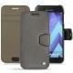Samsung Galaxy A5 (2017) leather case - Acier vintage ( Pantone 403C ) 