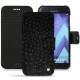 Samsung Galaxy A5 (2017) leather case - Autruche nero