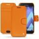 Housse cuir Samsung Galaxy A5 (2017) - Orange ( Nappa - Pantone 1495U ) 