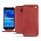 Samsung Galaxy A3 (2017) leather case - Cerise vintage ( Pantone 185C ) 