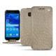 Housse cuir Samsung Galaxy A3 (2017) - Autruche desert