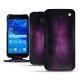 Housse cuir Samsung Galaxy A3 (2017) - Violet Patine