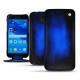 Samsung Galaxy A3 (2017) leather case - Bleu Patine