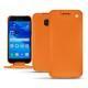 Samsung Galaxy A3 (2017) leather case - Orange fluo